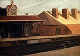 Edward Hopper Famous Paintings - The El Station